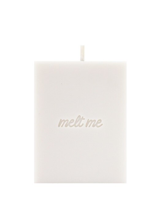flat soy candle-Slow letter W