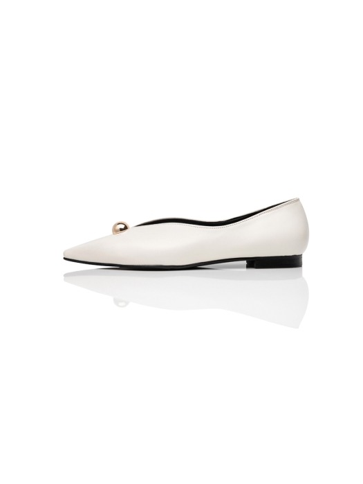 Ball point flat - MD19SS1027 Ivory