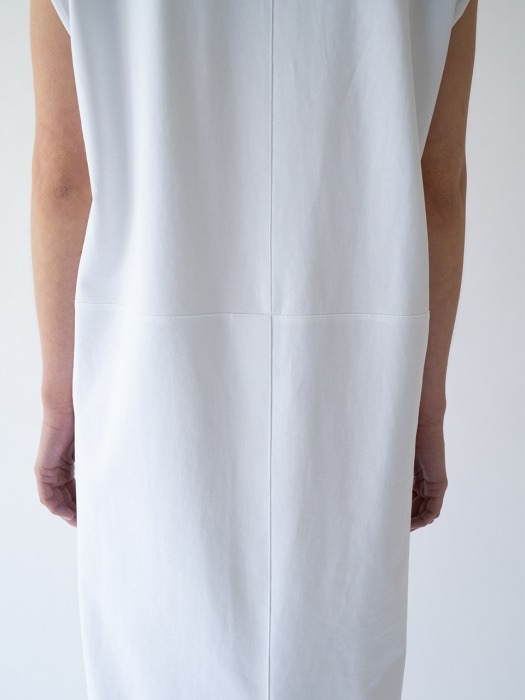 Jersey long Dress _White 