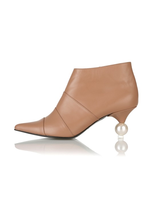 Luciana ankle boots / 19AW-B548 Apricot