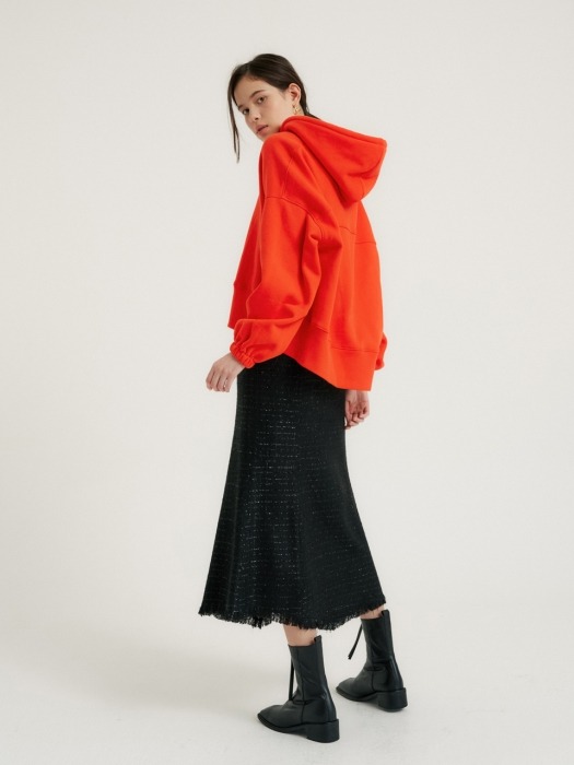 Twinkle tweed flare skirt