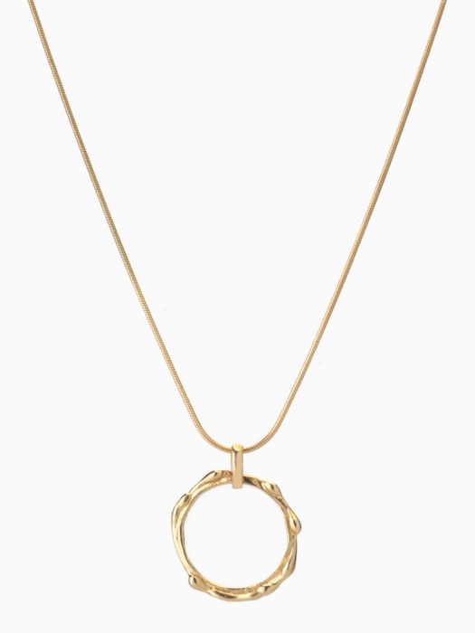 Melting ring Necklace