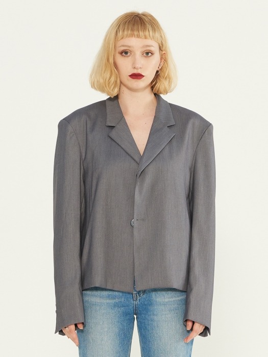 WE Cropped Jacket (gray)