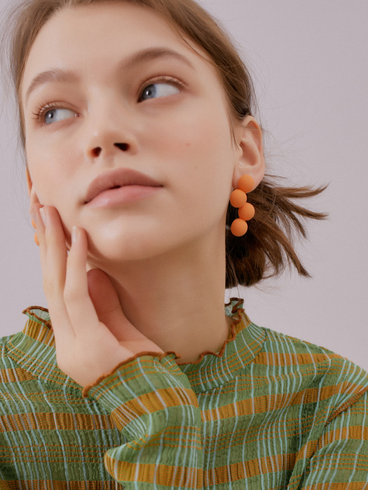 jude orange earring