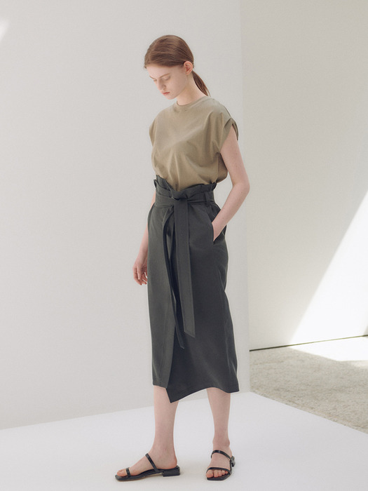 20N new wrap skirt [BK]