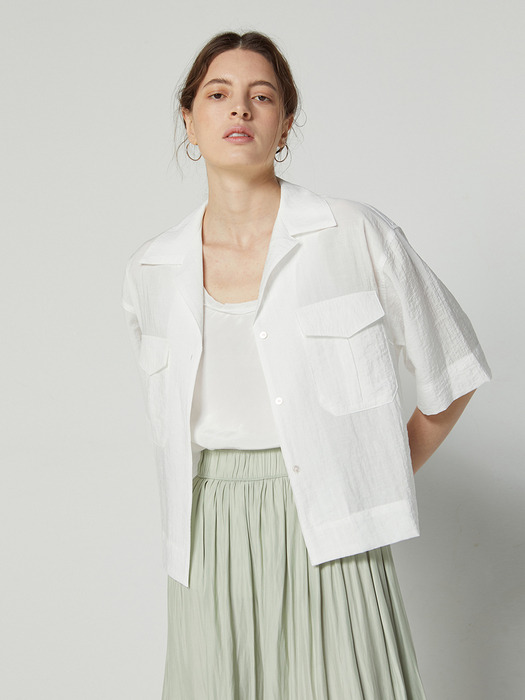 OPEN COLLAR SHIRT