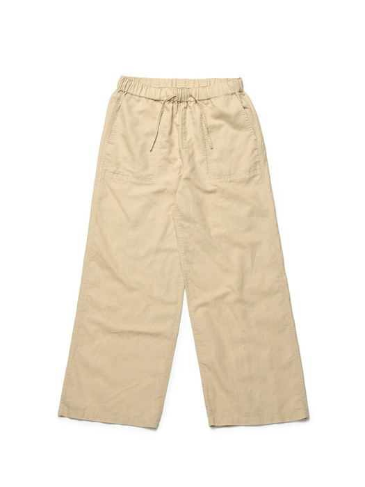 Linen CC Pants / Beige
