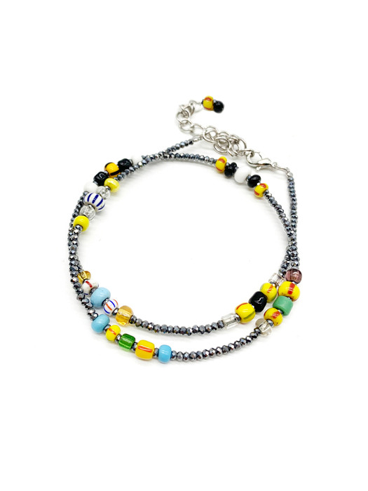 Moroccan hematite bracelet & necklace