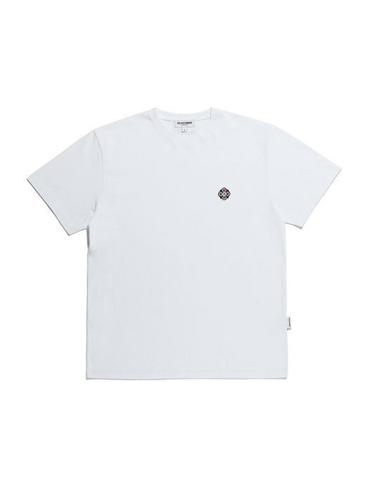 Tube Needlepoint T-shirt _ WHITE