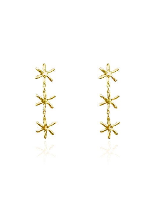 The classical star earrings no.4