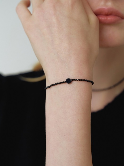 Black Spinel Bracelet