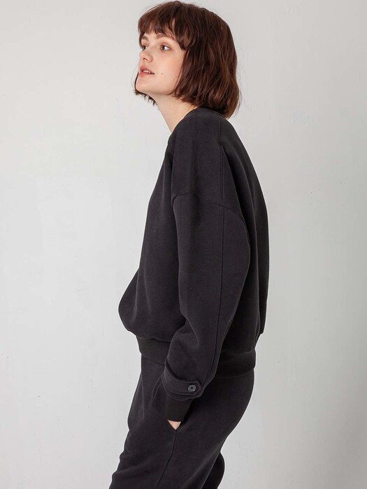 Oversize one-point T-shirt_BLACK
