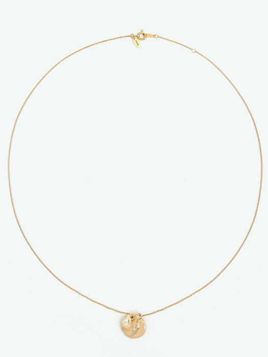 FLOW` Coin Pendant Necklace