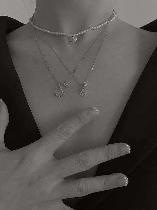[단독]deep is your pearls necklace (Silver 925)