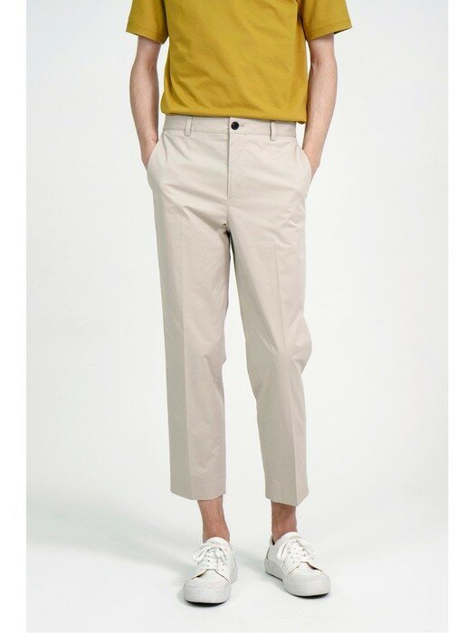 summer cotton blended chino pants_CWPAM21371BEX