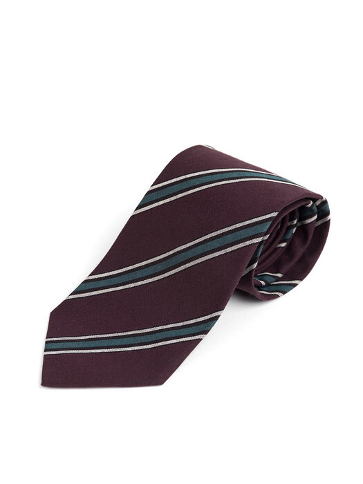 IV COTTON REGIMENTAL TIE (purple)