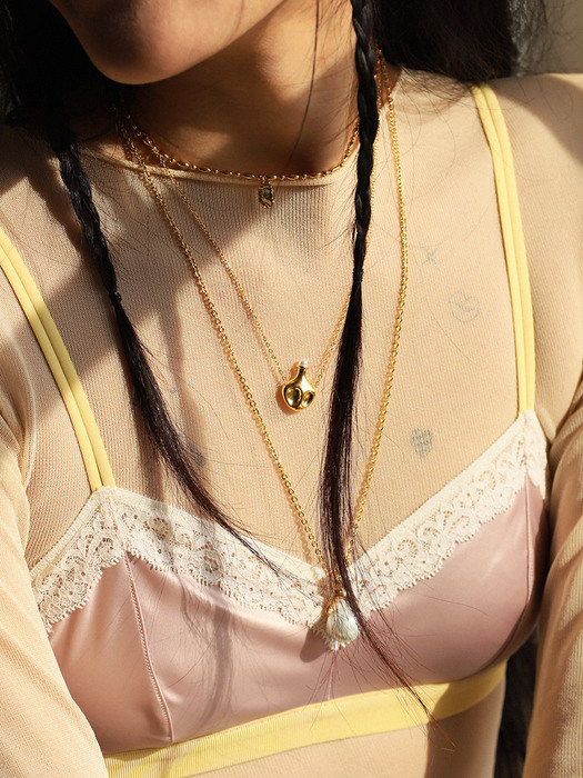 Perfume bottle necklace (2color)