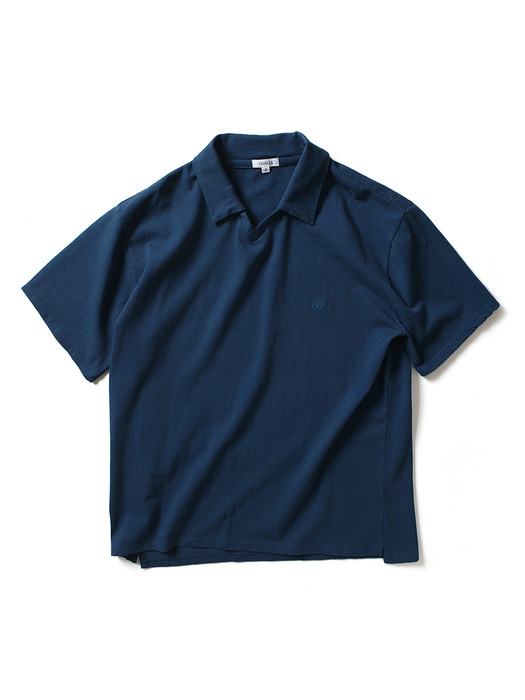Cotton Polo jersey -Royal Blue