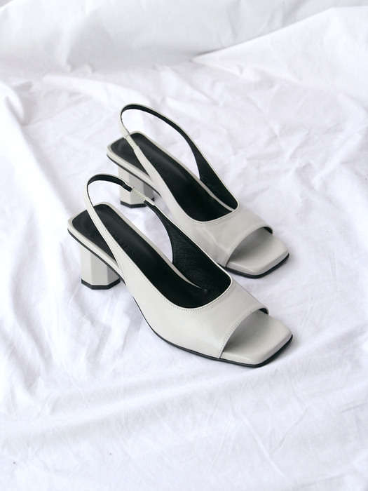Simple line sling back sandals_CB0040_light gray