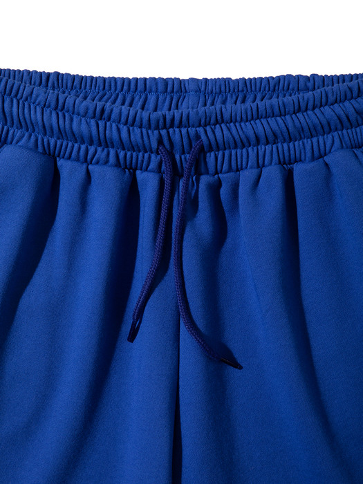 P blue sweat pants 숏팬츠