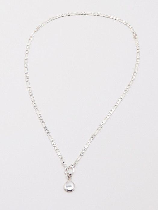 silver toggle necklace