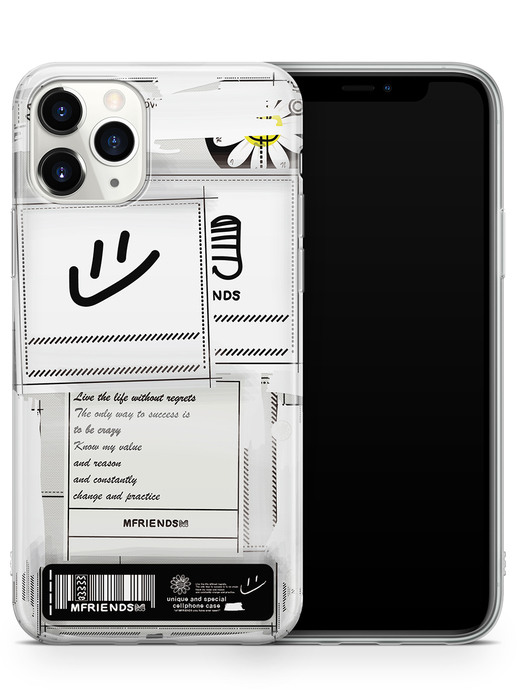 case_529_Live the life without regrets M_clear case