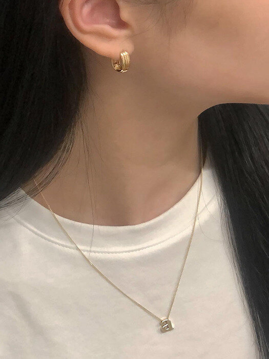 14k autumn earrings