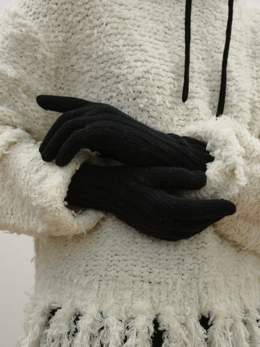 Textured Touch Gloves_Black
