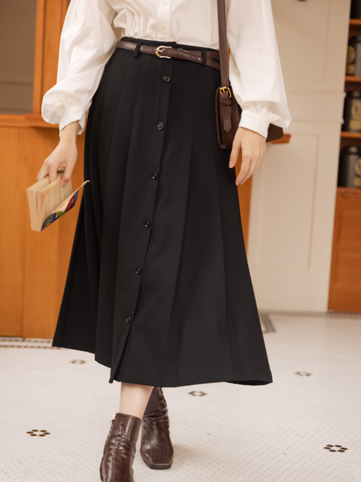 MARTINA long skirt_black