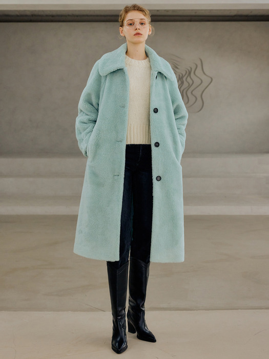 민트 멜리사 시어링 코트 / MINT MELISSA SHEARLING COAT