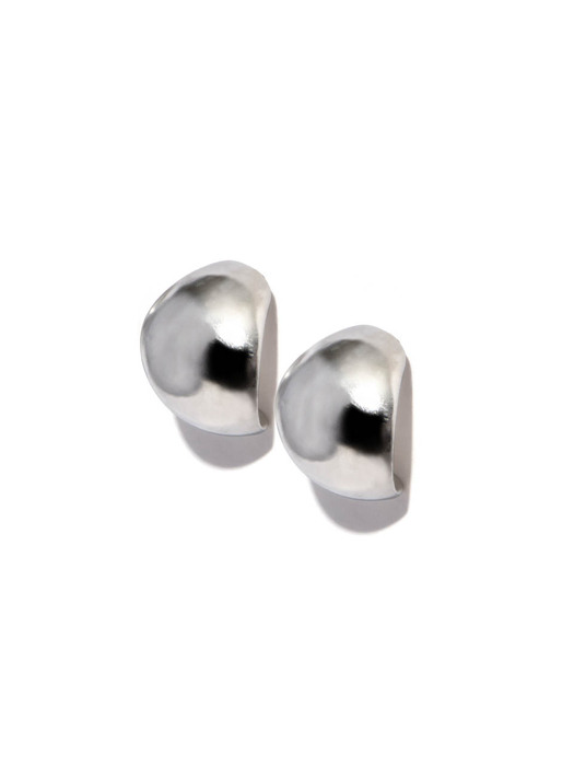 Trisection ball earrings sliver