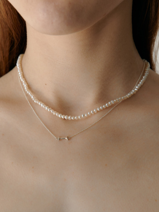 flow initial necklace (A~Z)