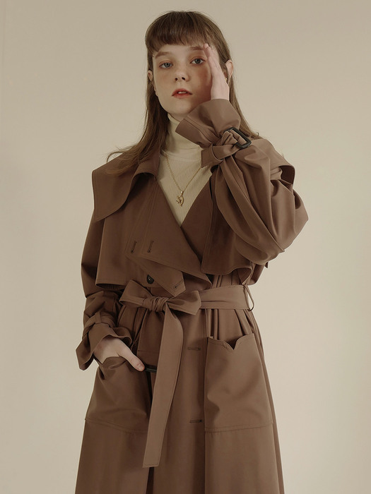 Notting Hill Trench Coat (Cocoa Brown)