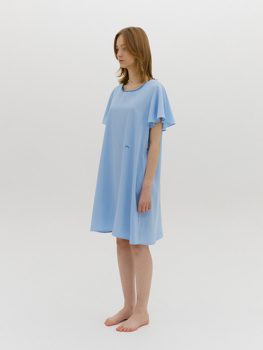 (Women) Essential PJ Dress Light Blue