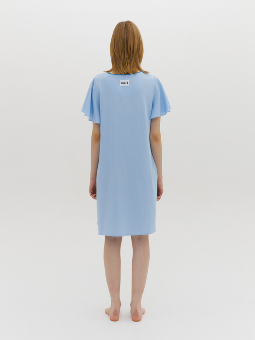 (Women) Essential PJ Dress Light Blue