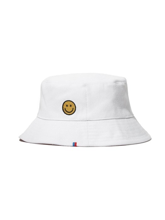 The Smile Bucket Hat - White