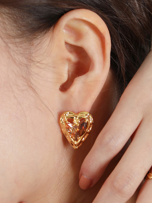 Poetic love earrings