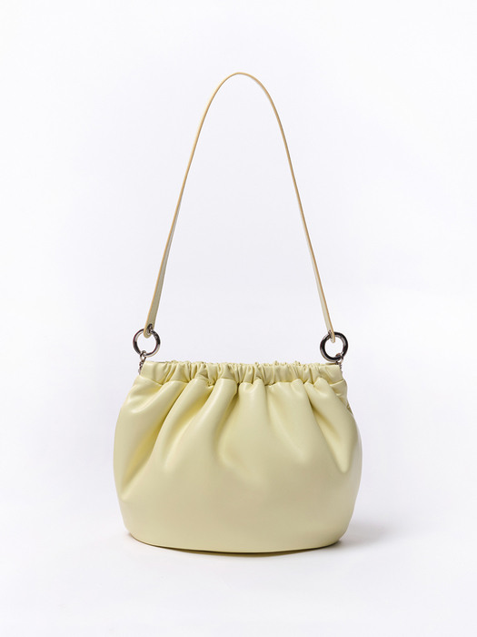 숄더 에그백 shoulder egg Bag S lambskin - lime 10도