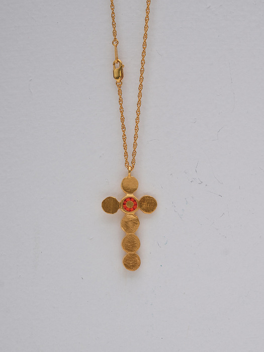 Cross necklace (gold)