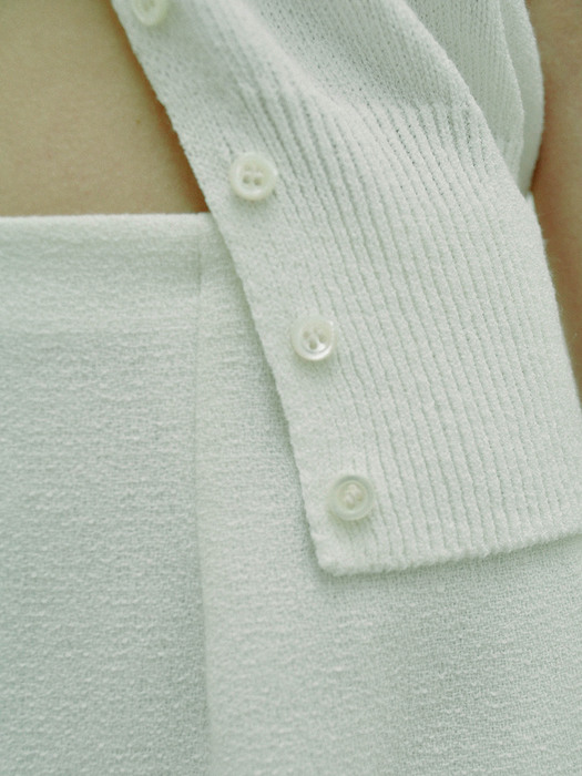 Summer knit cardigan / Ivory
