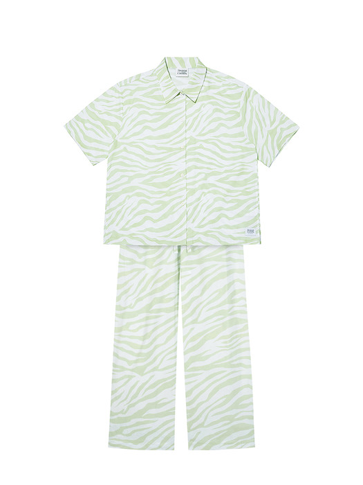Swing My Way Pajama Set (Pale Green)