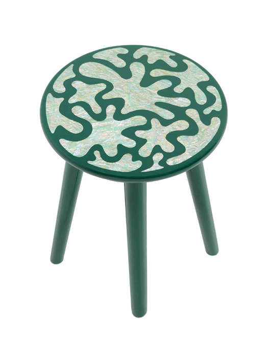 Floral Jagae Stool