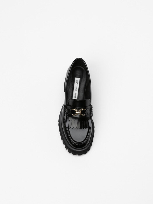 Lauda Tassel Loafers in Black Box