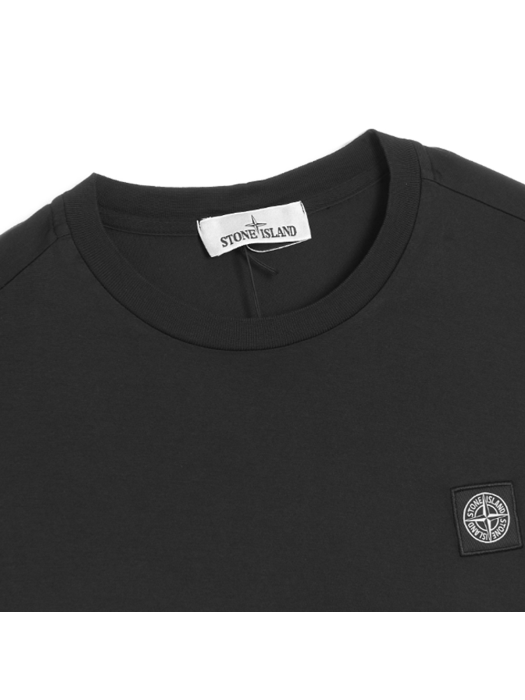 22FW 로고 패치 티셔츠 블랙 771522713 V0029