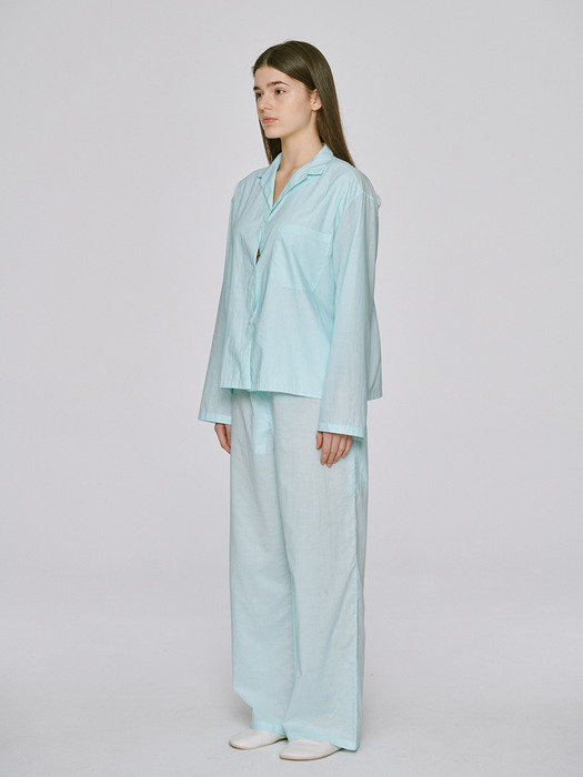 sky blue pajama set