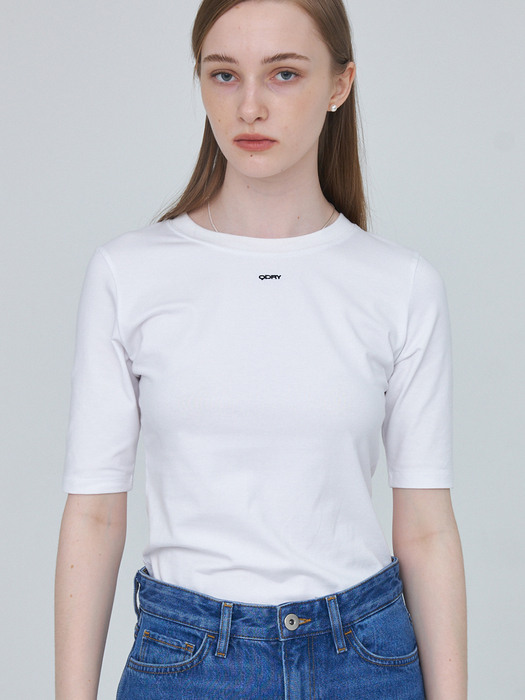 QDRY Half Sleeve T-shirt - White