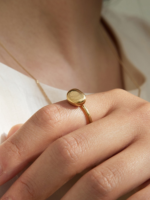 pebble ring (gold)