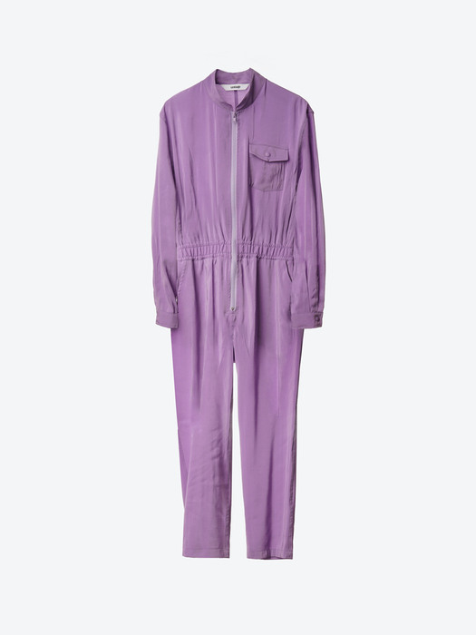 Zip-Front Tencel Jumpsuit[Purple(WOMAN)]_UTP-SJ05  