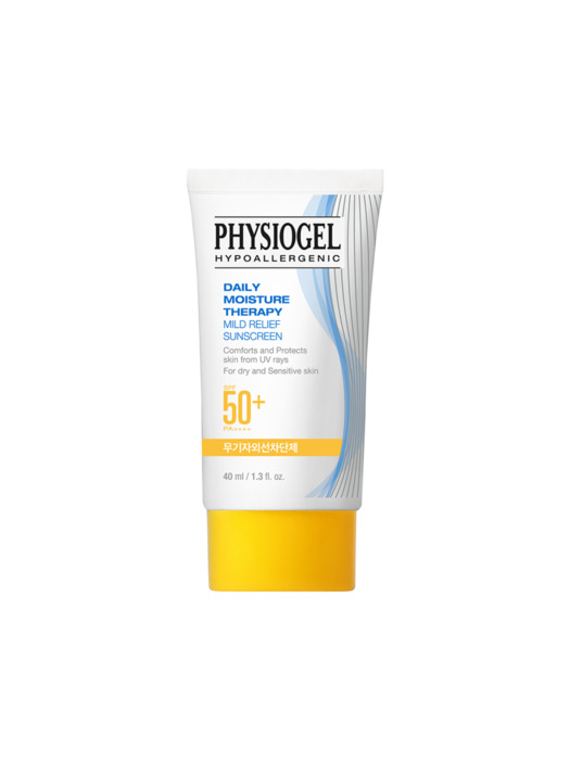 피지오겔 DMT 마일드 릴리프 선크림 40ml 무기자차 SPF 50+ PA++++