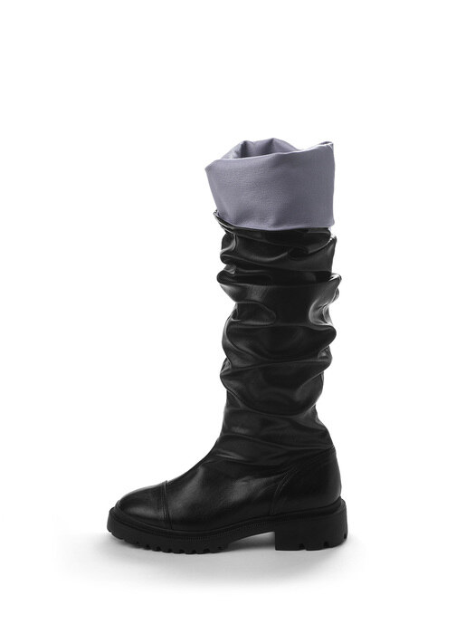Retro wrinkle walker boots (Cotten Purple)